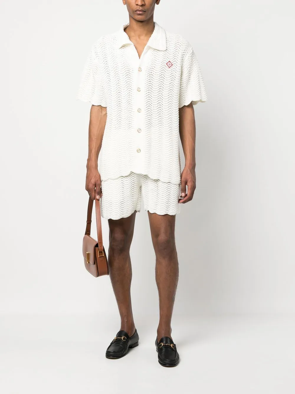 ripple knit shirt